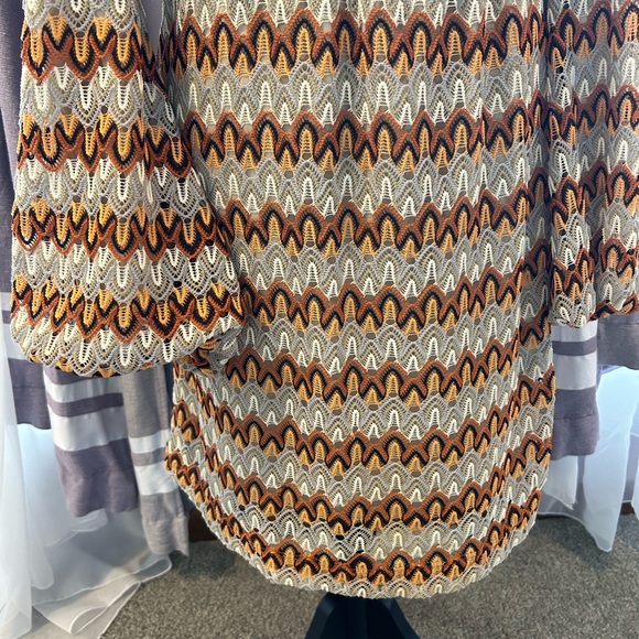 Judith March Multicolor Patterned Mini Dress - Picture 6 of 9